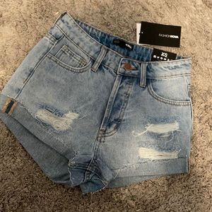 Fashion nova jean shorts